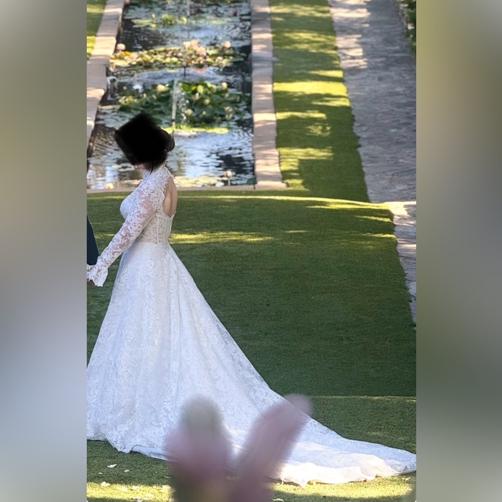 Full French Lace Wedding Dress - Custom